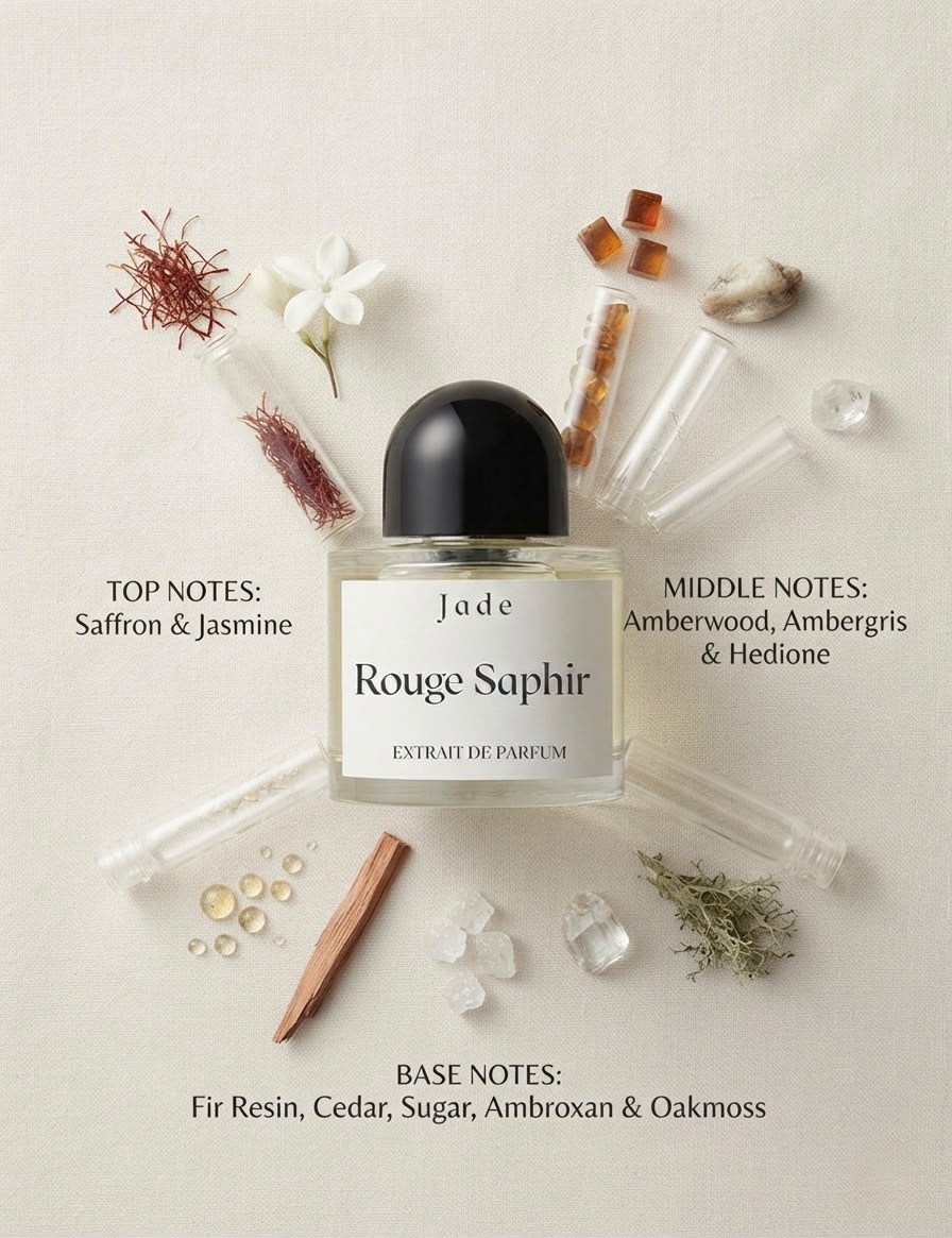 Rouge Saphir, Inspired by Baccarat Rouge 540 Maison Francis Kurkdjian